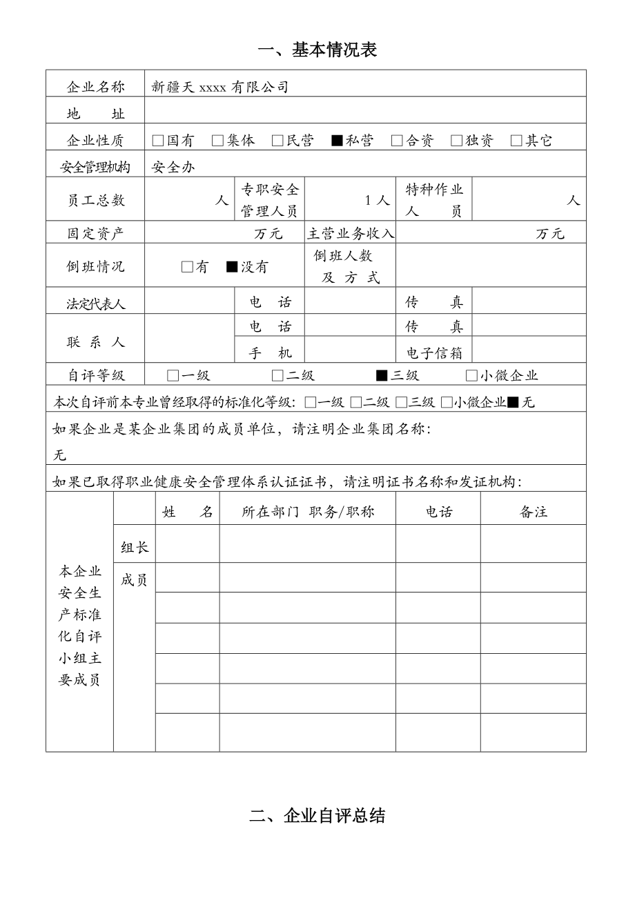 3企业安全生产标准化自评报告.doc_第2页