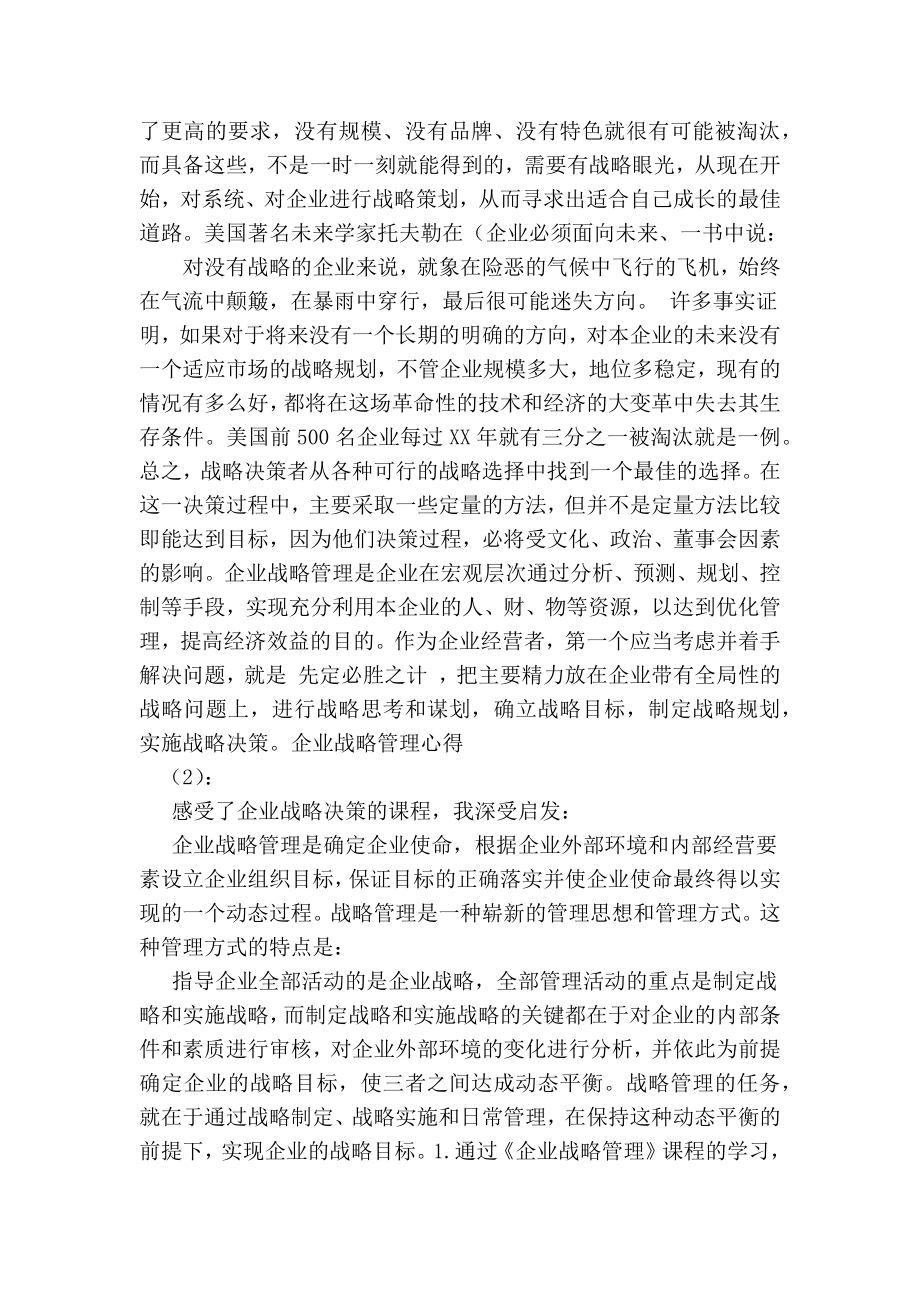 企业战略管理心得.doc_第2页