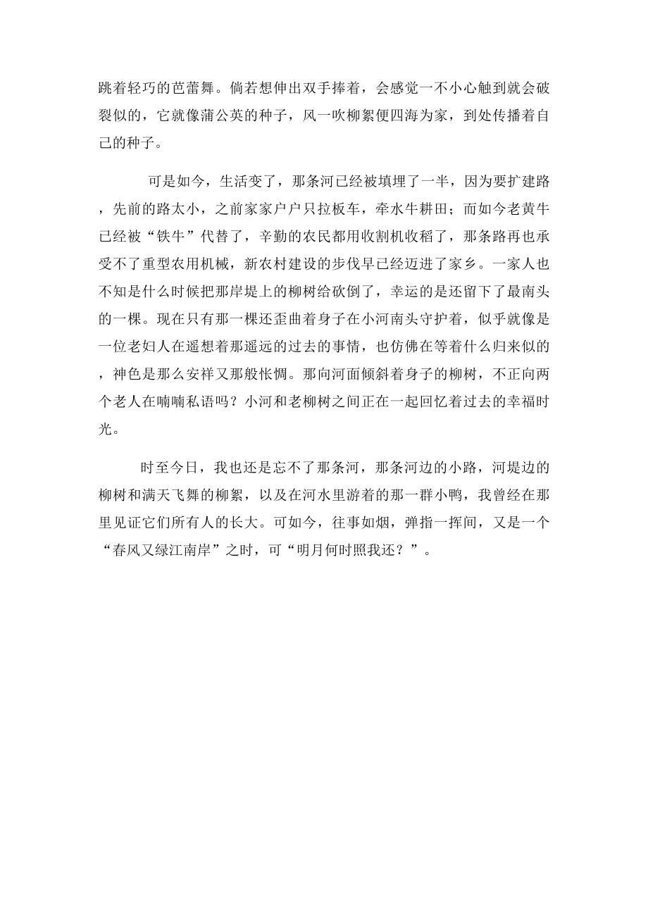 我记忆中的故乡.docx_第2页