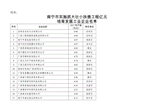 南宁市加快推进十亿元工业企业工程实施方案.doc