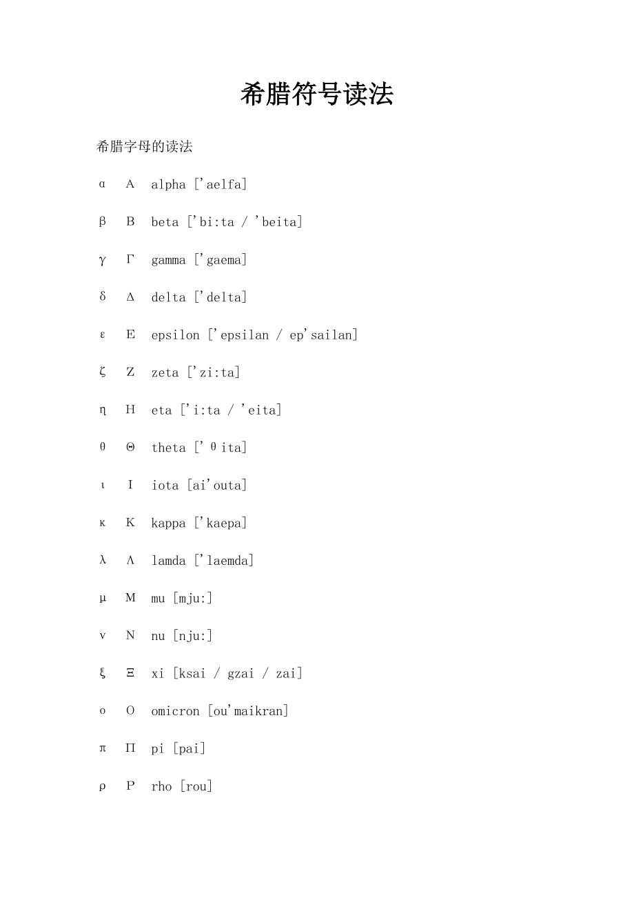 希腊符号读法.docx_第1页