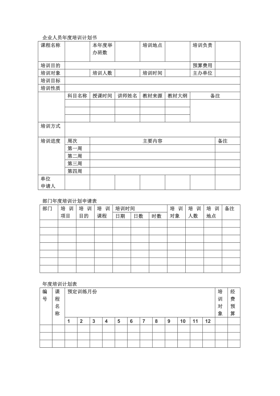 企业培训计划方案.doc_第2页