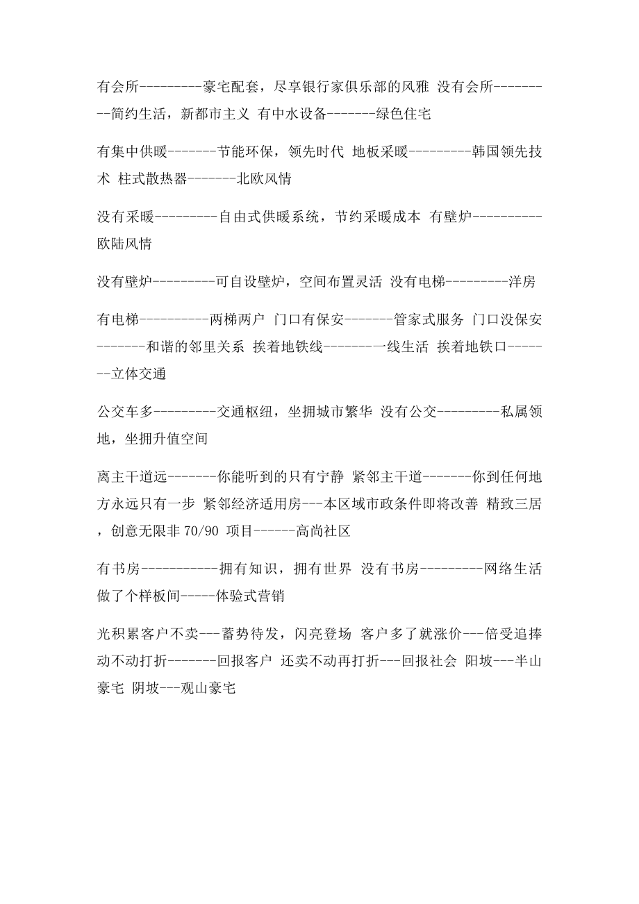 户型广告语.docx_第2页