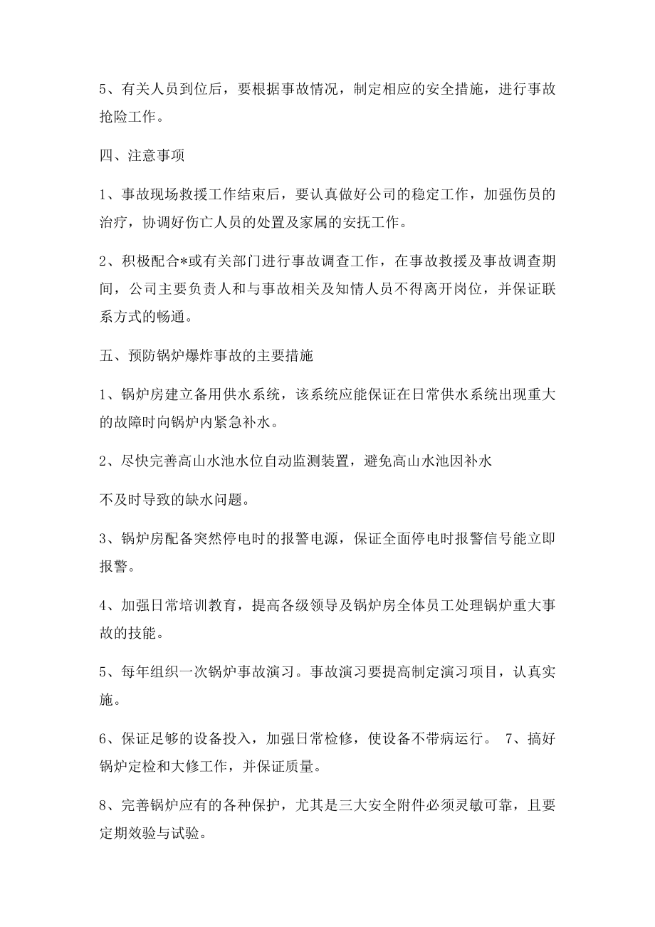 应急预案锅炉爆炸事故现场处置方案.docx_第3页