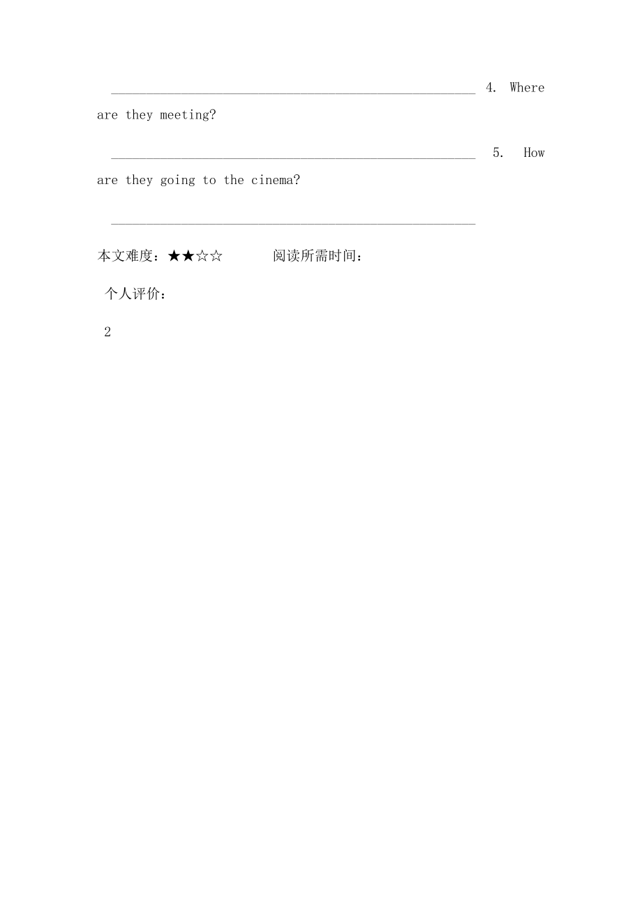 小学英语六年级上阅读周周练.docx_第2页