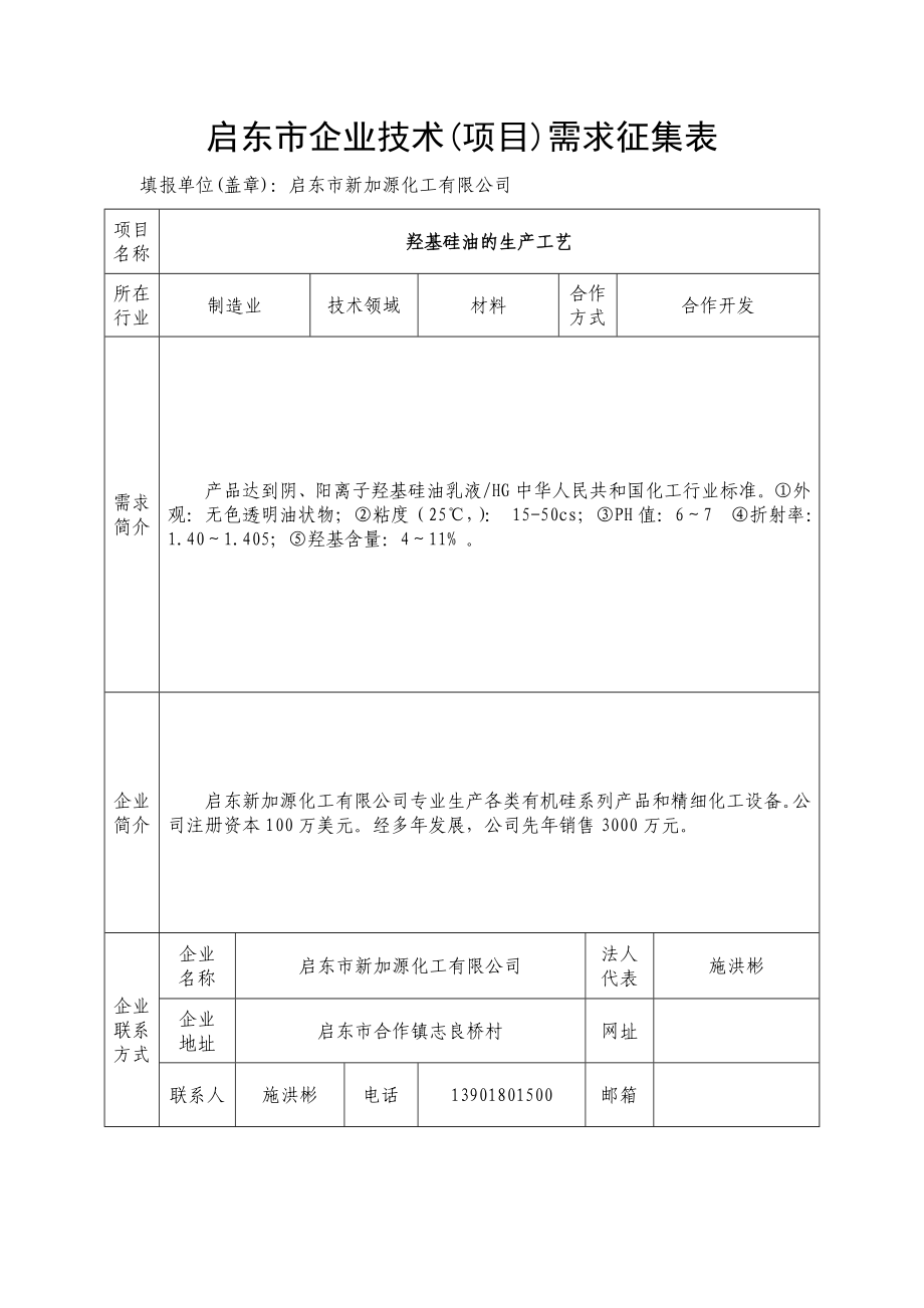 启东市企业技术(项目)需求征集表.doc_第3页
