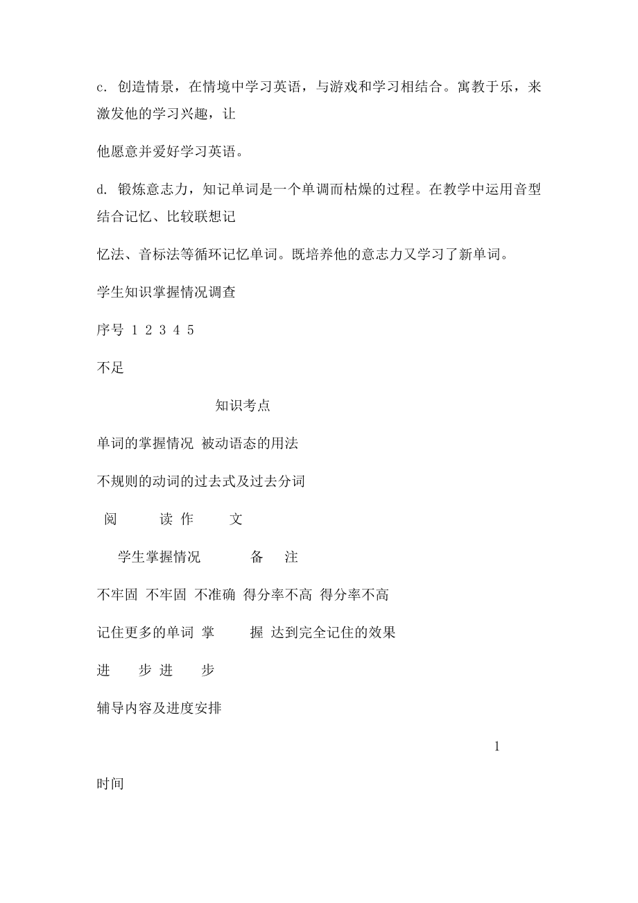 学生个性化辅导方案.docx_第2页