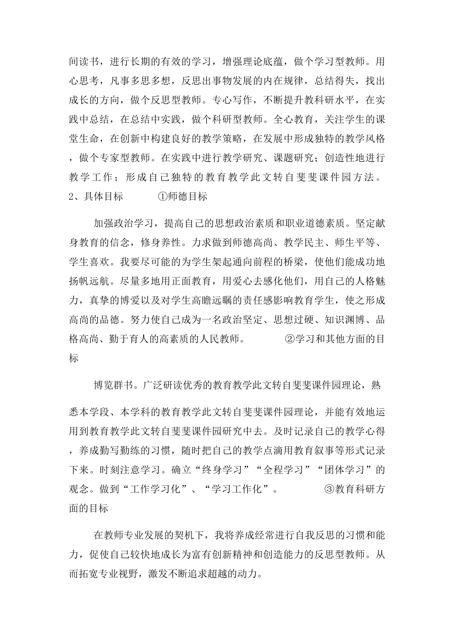 教师个人专业发展目.docx_第3页