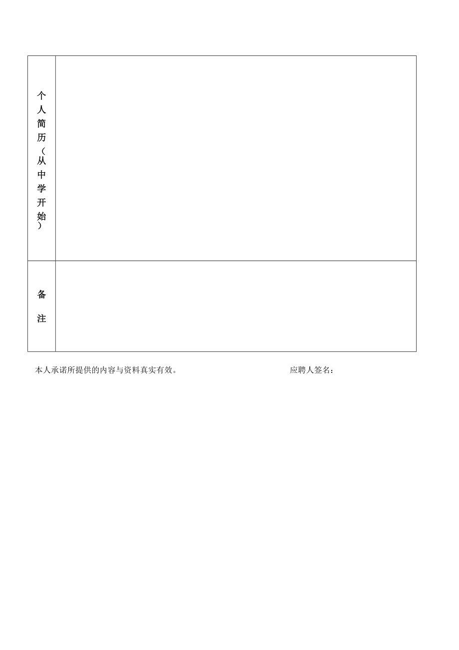 西安交通大学医学院第一附属医院应聘人员登记表.doc_第2页