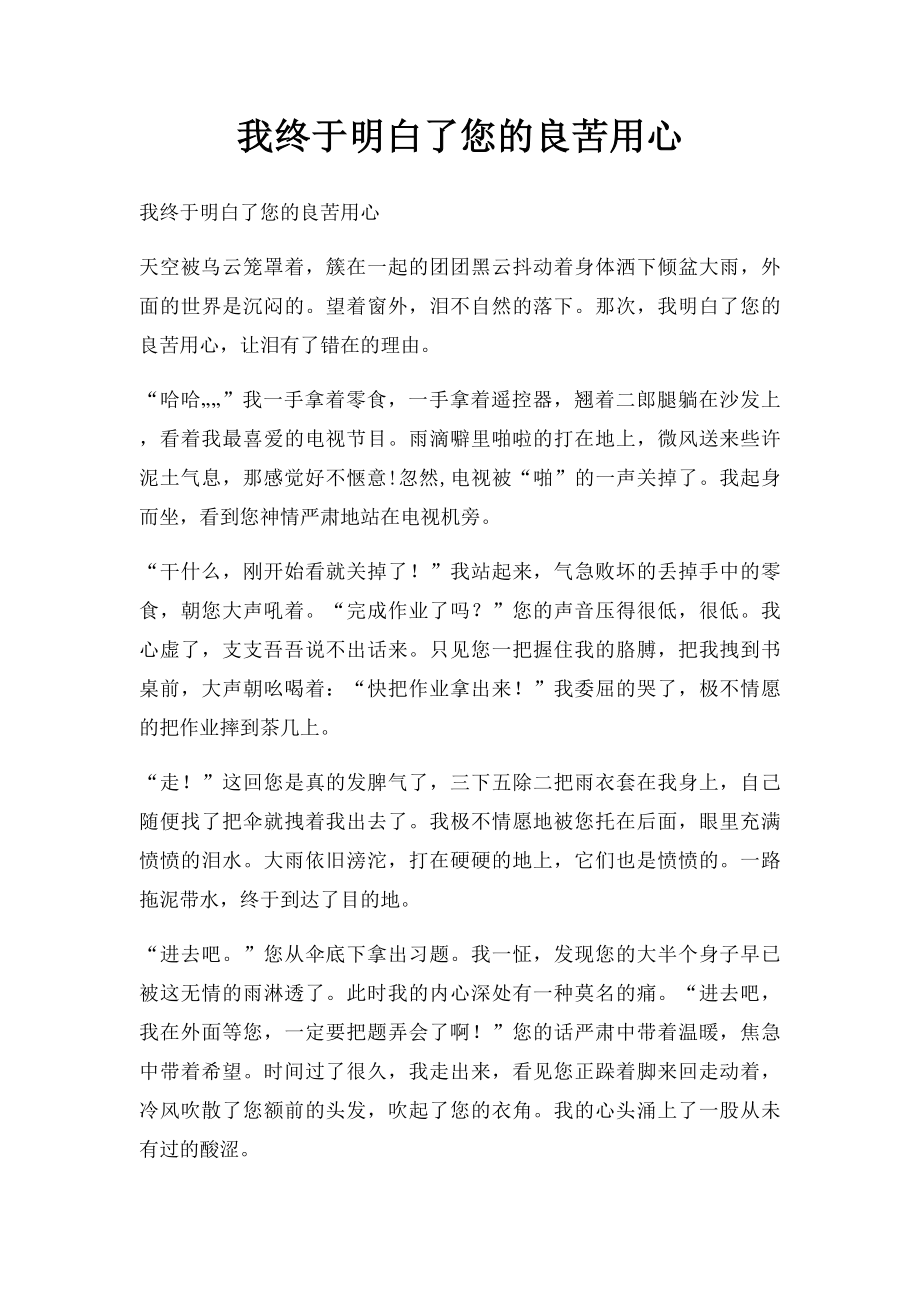 我终于明白了您的良苦用心.docx_第1页