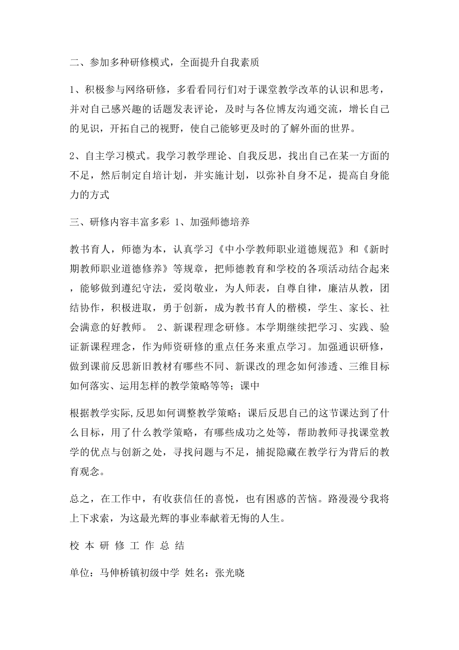 教师个人校本研修工作总结.docx_第2页