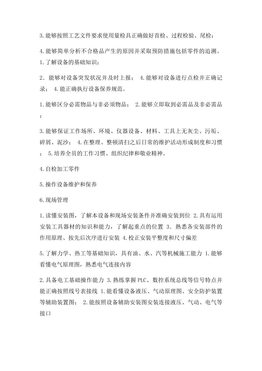 机电一体化专业职业能力分析表.docx_第2页