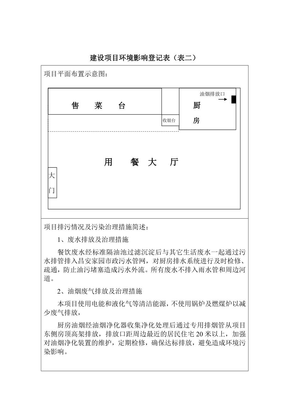 绍兴市越城区嘟嘟快餐店建设项目环境影响登记表.doc_第3页