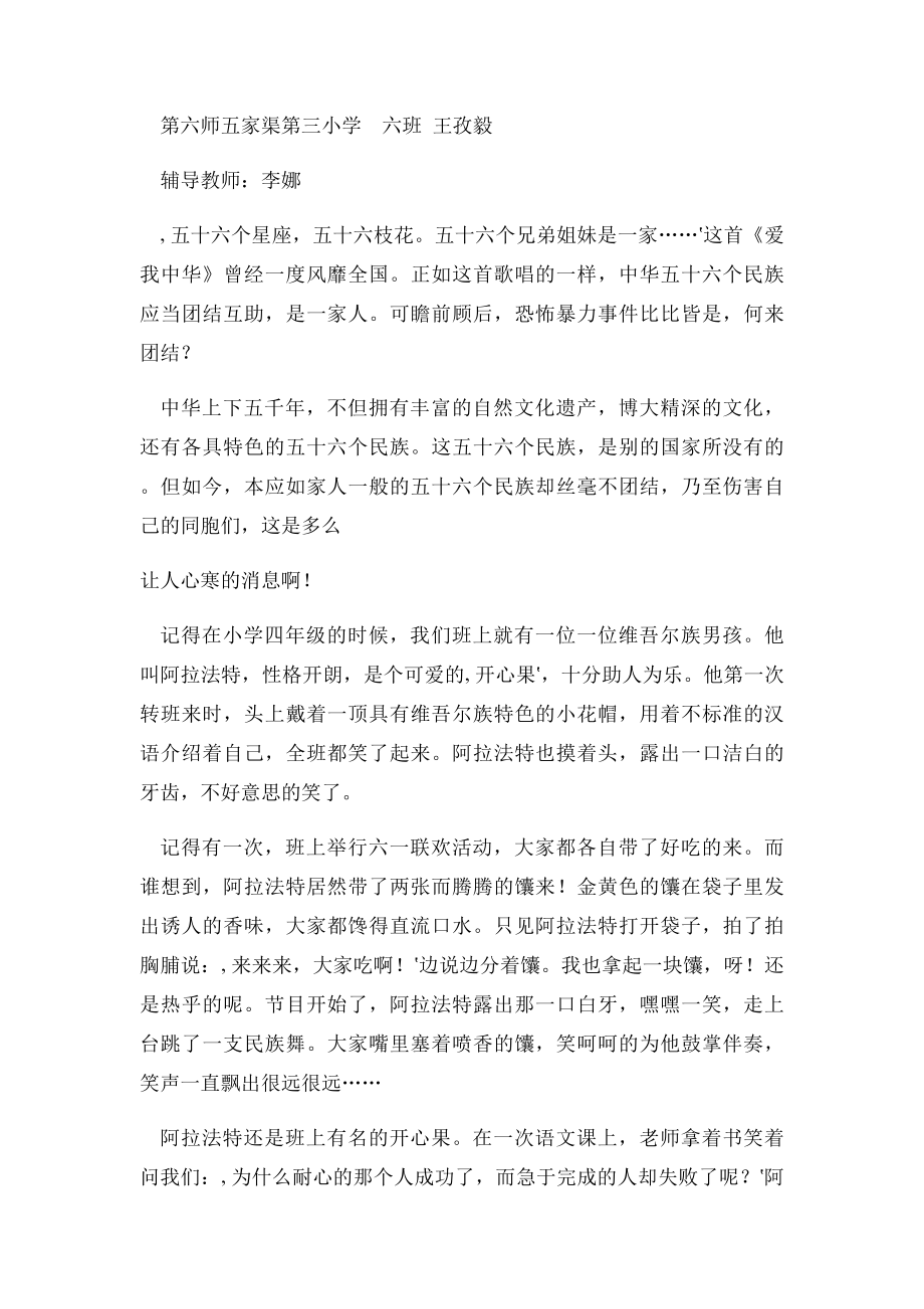 民族团结征文.docx_第2页