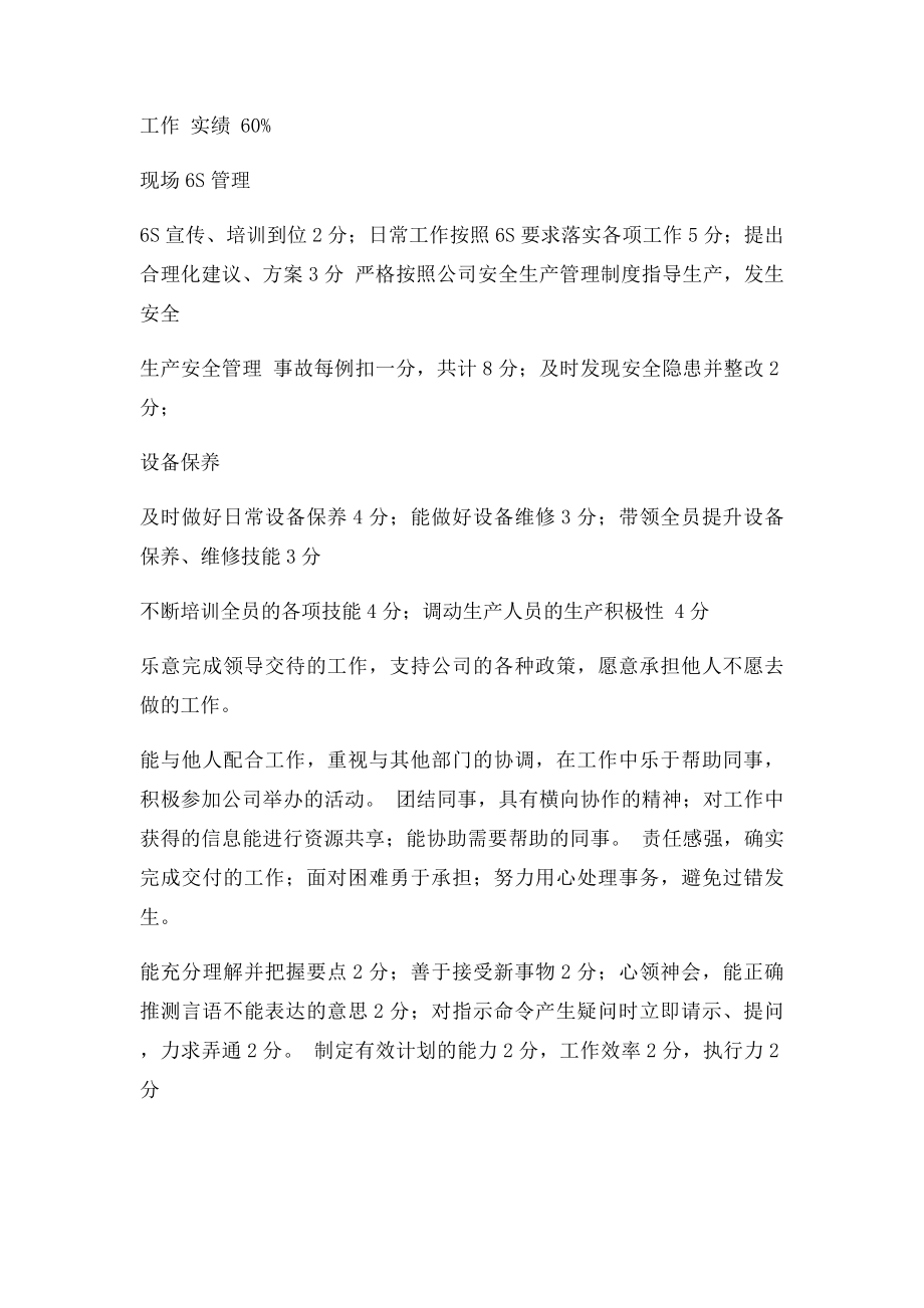 月度绩效考核表.docx_第2页