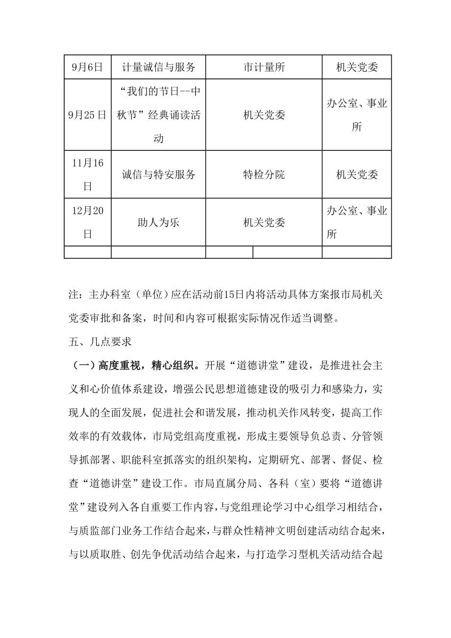 开展 道德讲堂 建设实施方案.doc_第3页