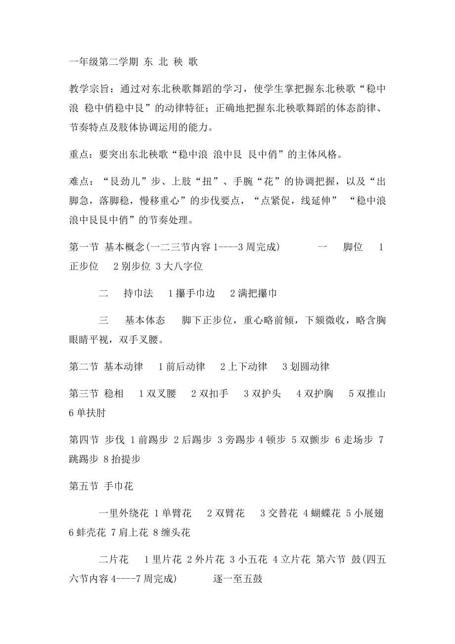 民族舞蹈教学大纲与教学计划.docx_第3页