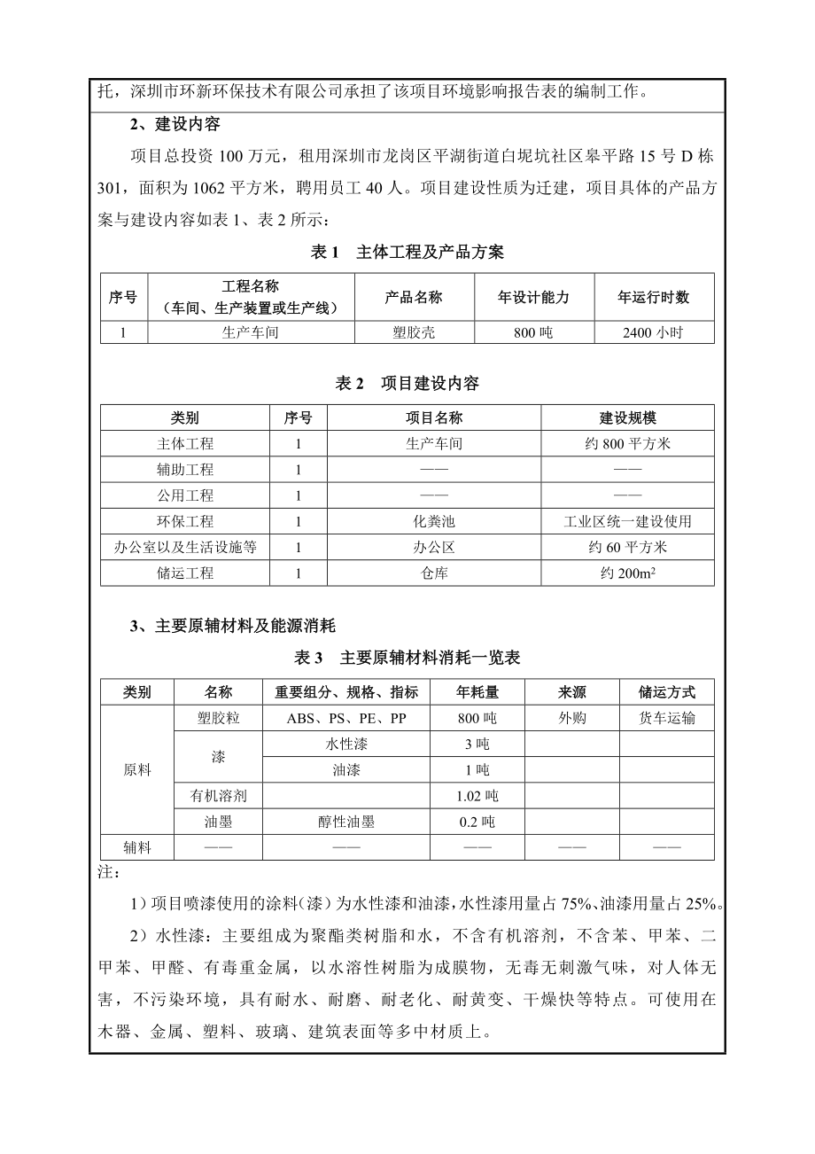 深圳市环宇仁和塑胶电子有限公司迁建项目环境影响报告表.doc_第3页