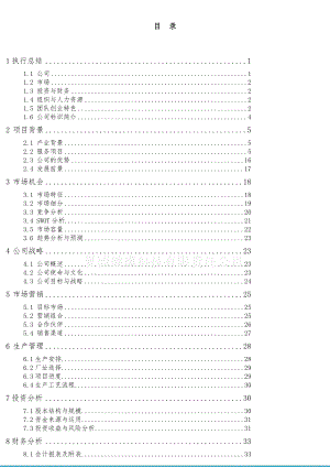 色农产品及健康餐饮小电器科技有限责任公司创业计划书.doc