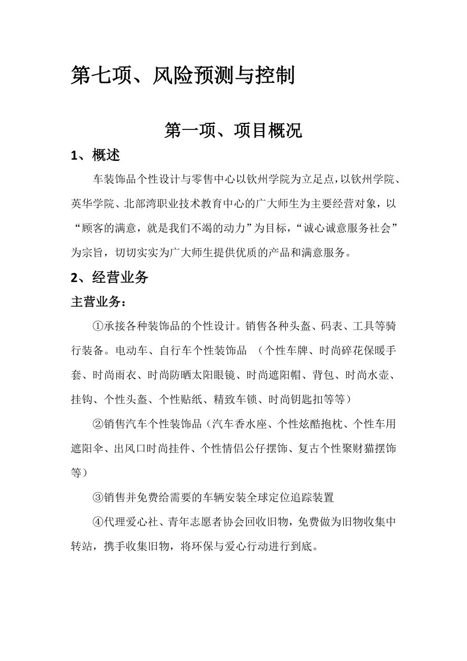 车装饰品个性设计与零售中心项目创业计划书.doc_第3页