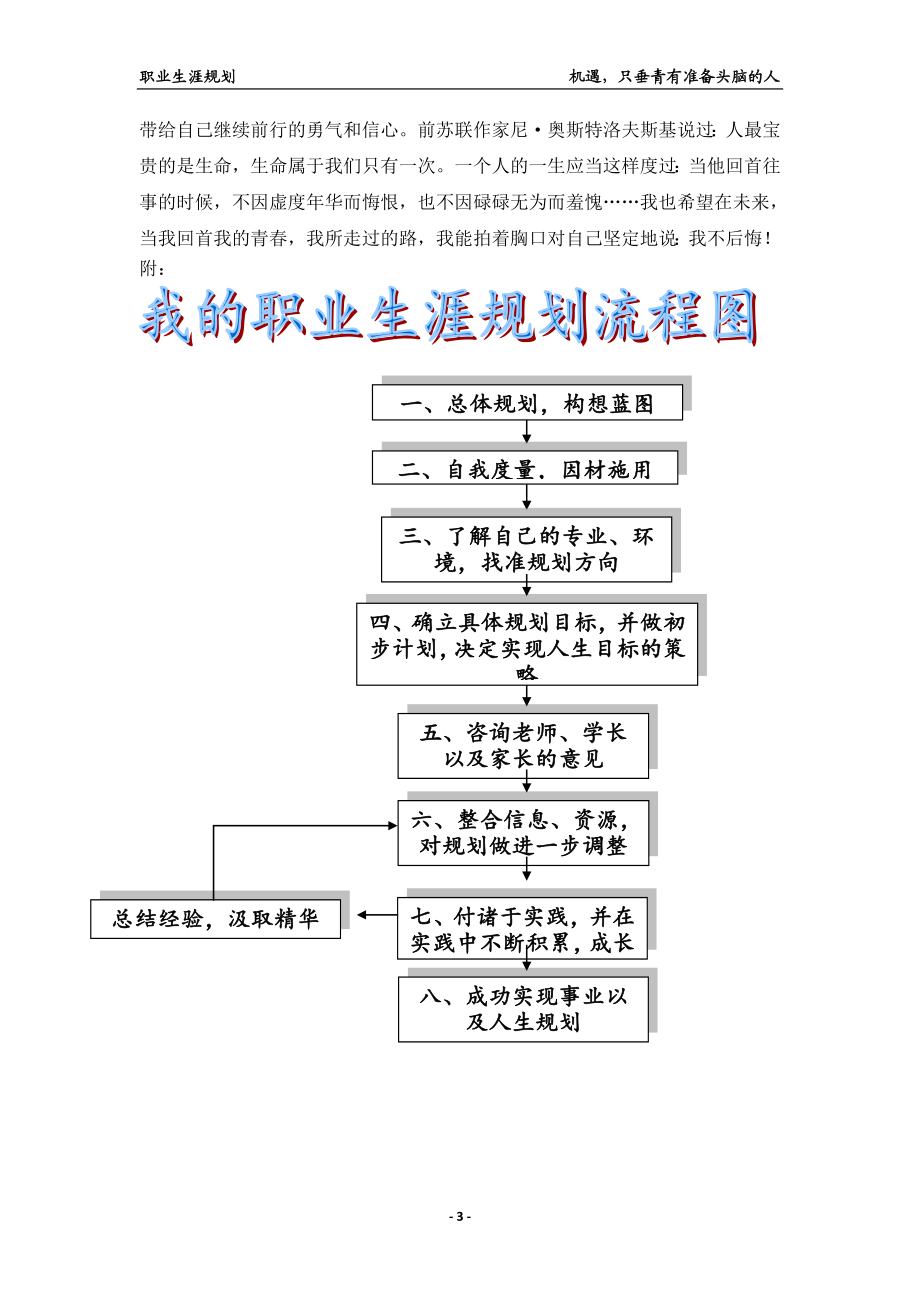 大学生职业生涯规划书范文范本.doc_第3页