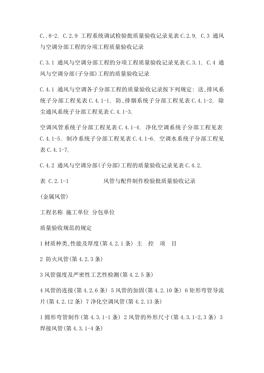 暖通工程质量验收记录用表.docx_第2页