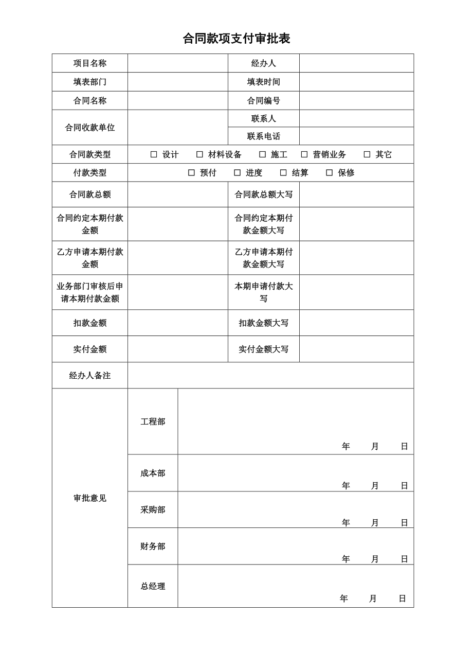 合同款项支付审批表.doc_第1页