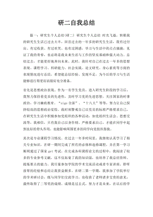 研二自我总结.docx