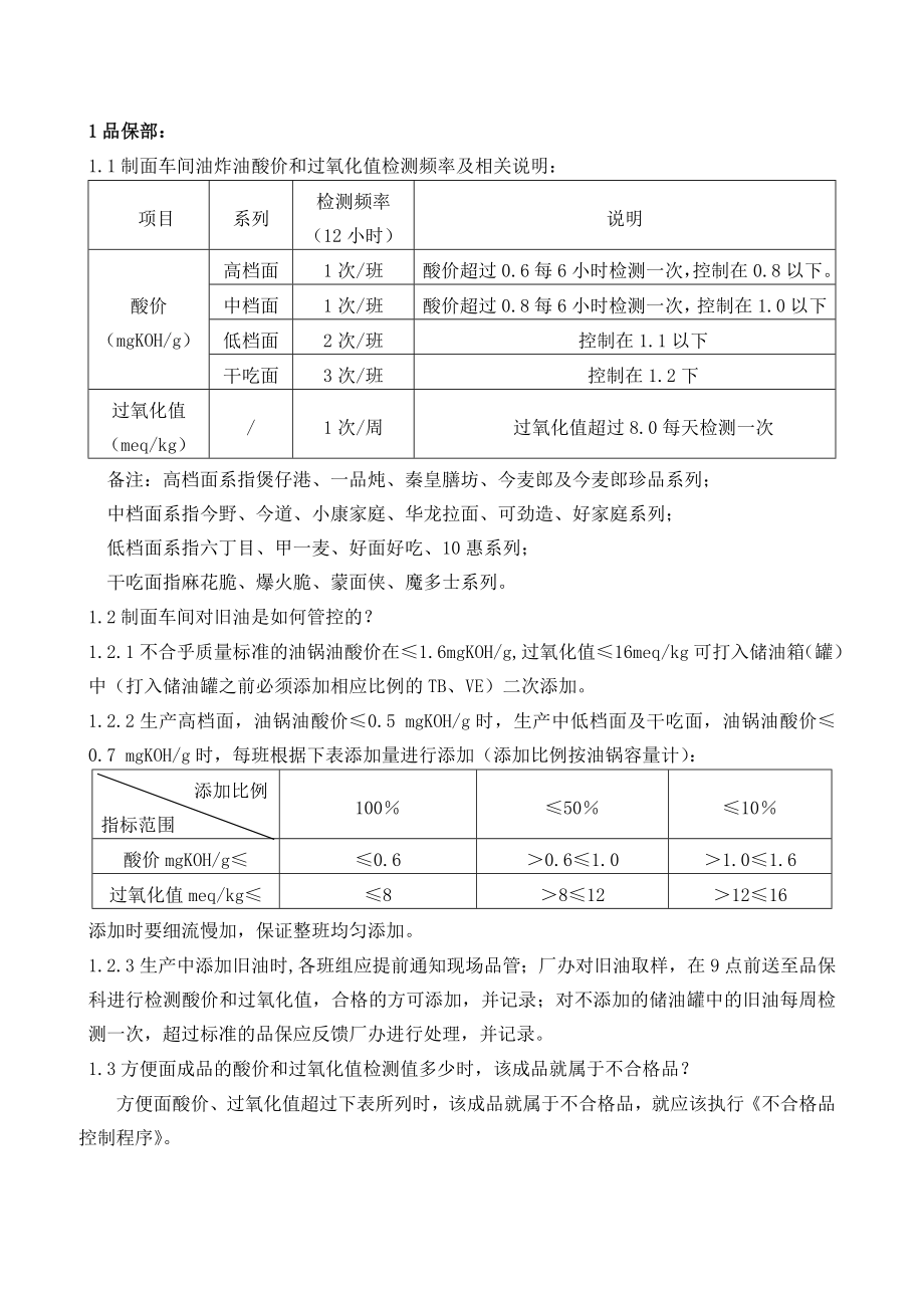 今麦郎食品有限公司制面事业部总经理应知应会管理手册.doc_第3页