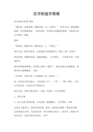 汉字的造字原理.docx