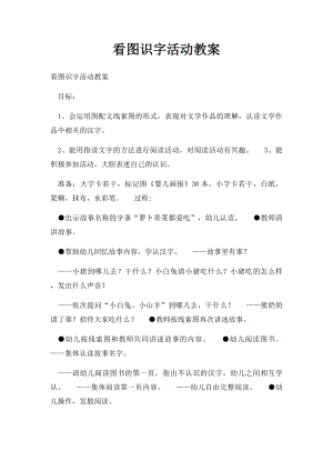 看图识字活动教案.docx