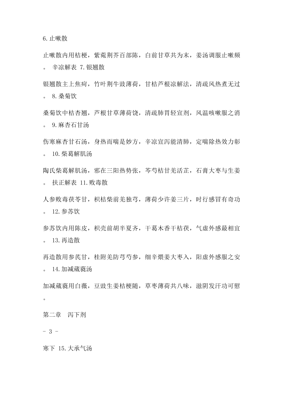 河南省中医临床医生应掌握的经典条文及方剂.docx_第2页