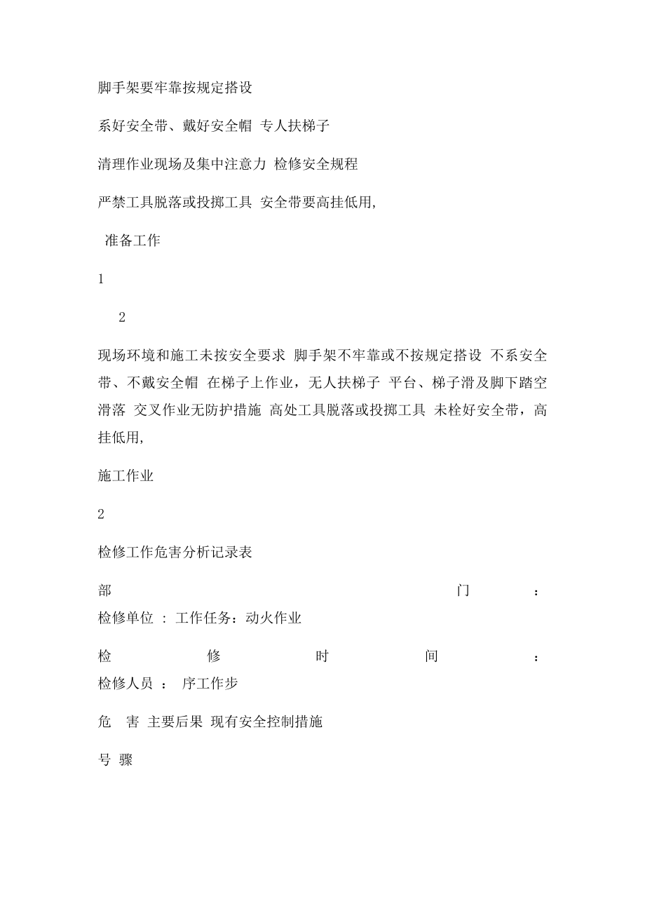 检维修风险分析记录表.docx_第3页