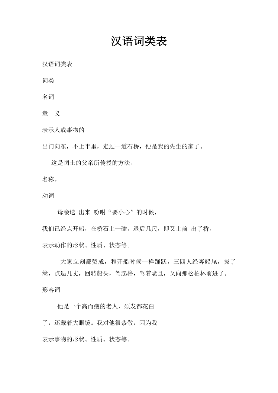 汉语词类表.docx_第1页