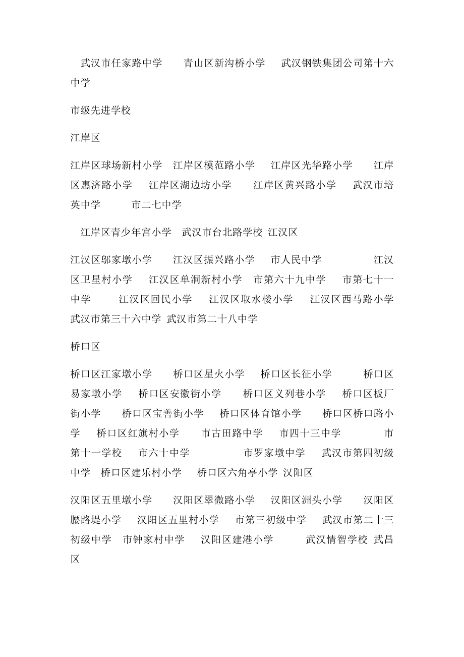 武汉市省级市级重点学校.docx_第3页