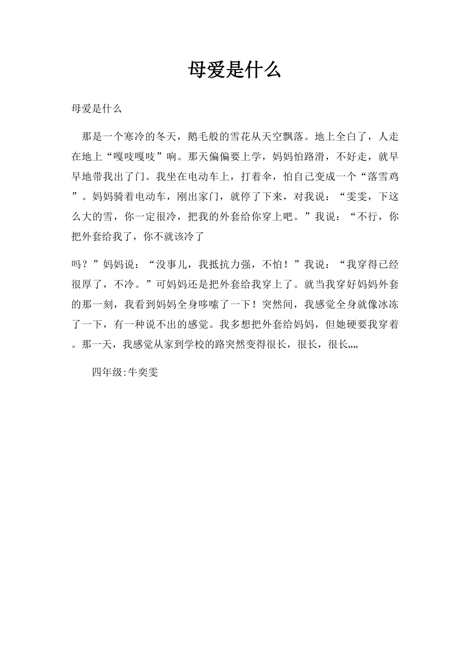 母爱是什么.docx_第1页