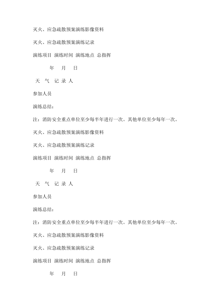 消防安全演练培训记录本(1).docx_第3页