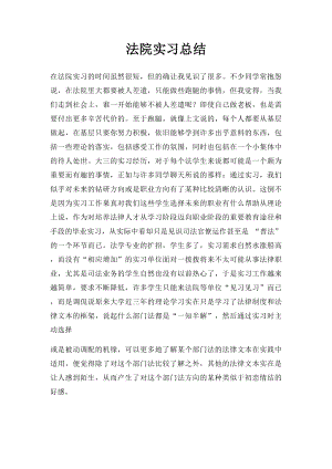 法院实习总结.docx