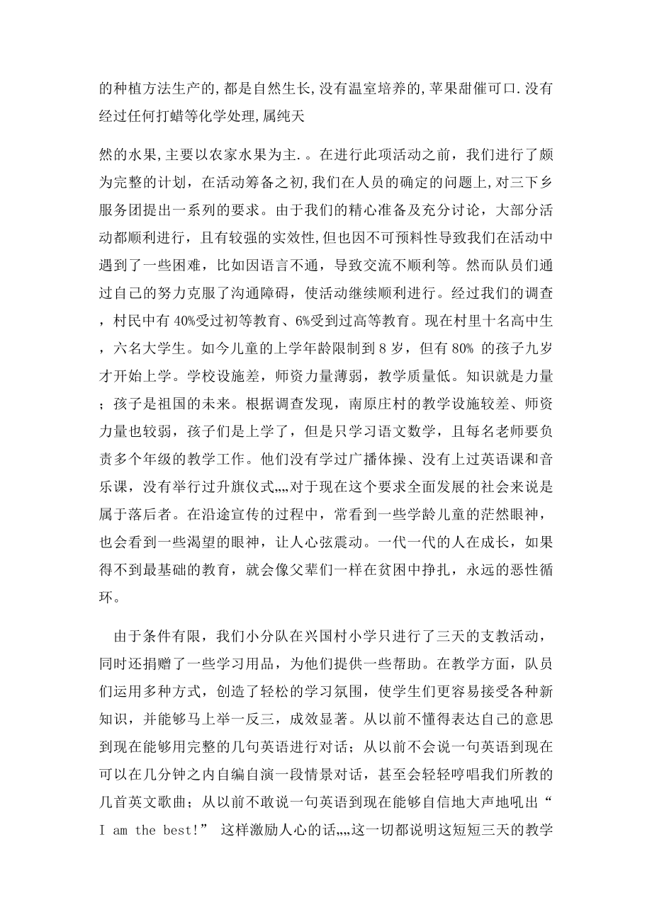 暑期三下乡实践报告.docx_第2页