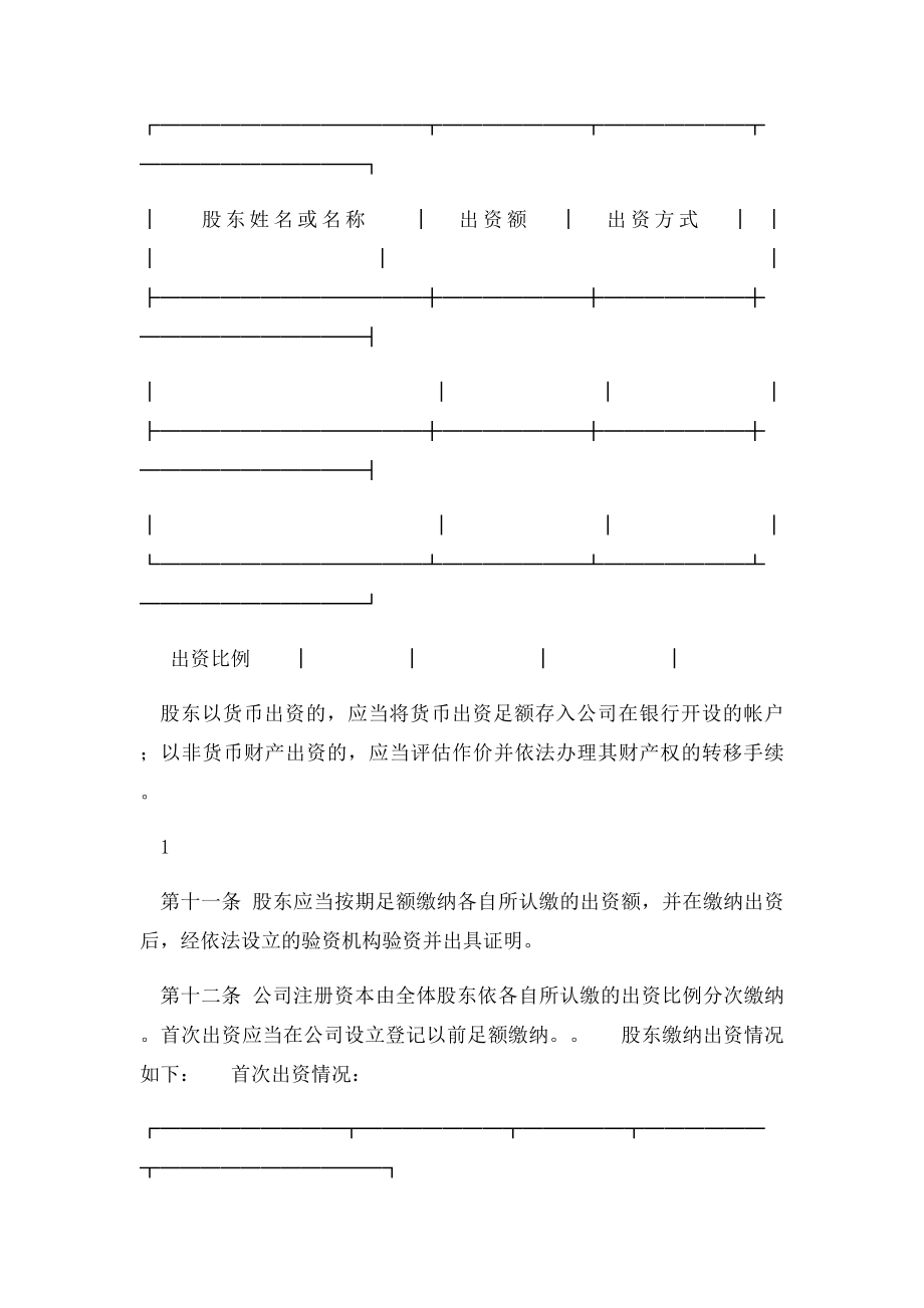 有限责任公司章程 .docx_第2页