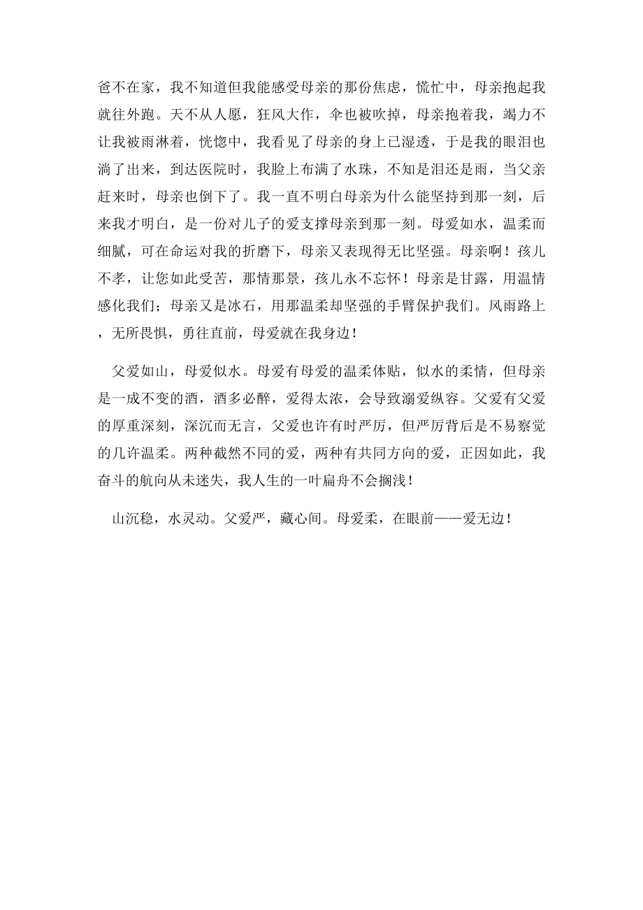 父母给我的爱.docx_第2页