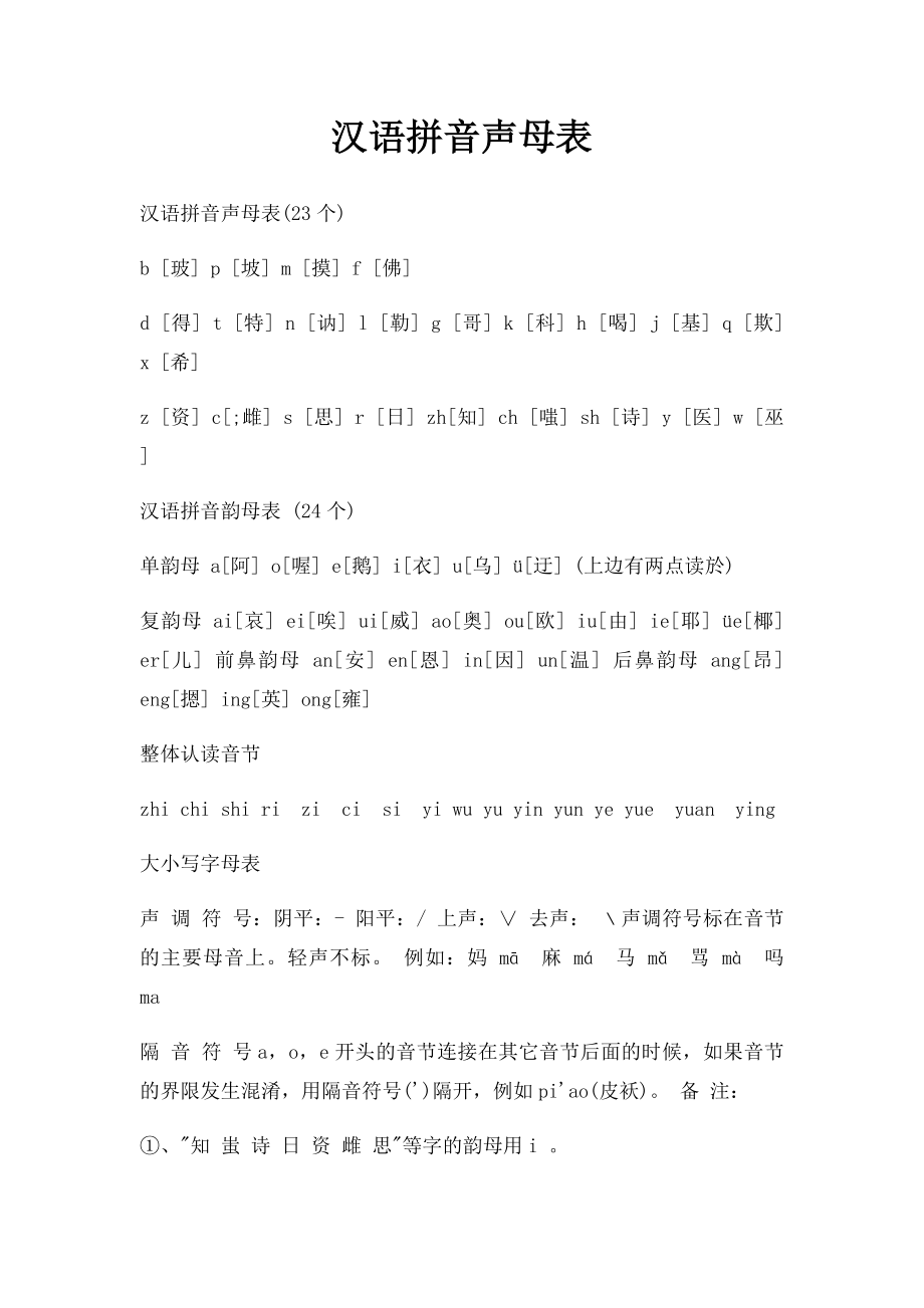 汉语拼音声母表.docx_第1页