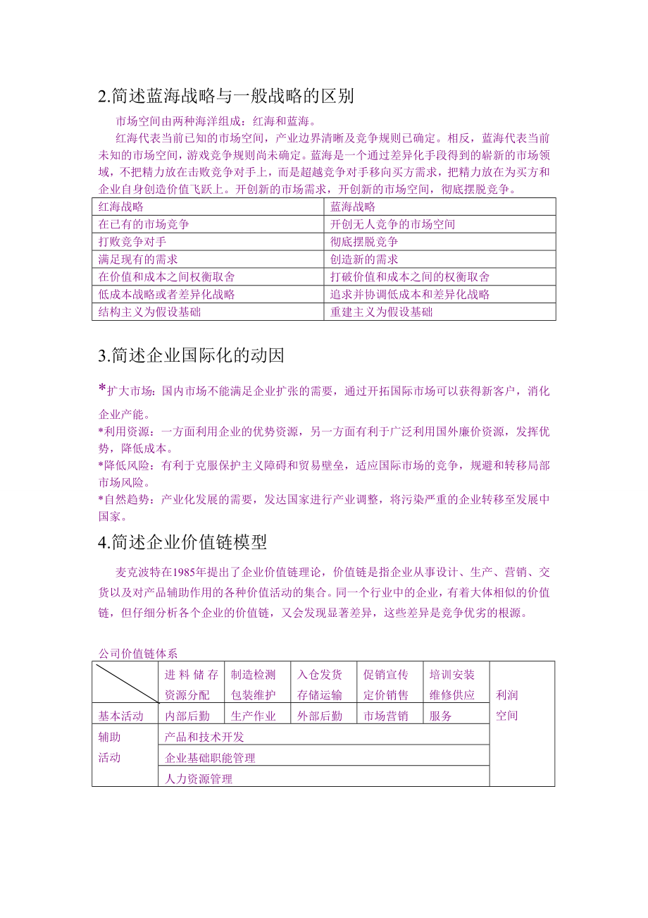 管理学：企业战略管理知识重点总结.doc_第3页