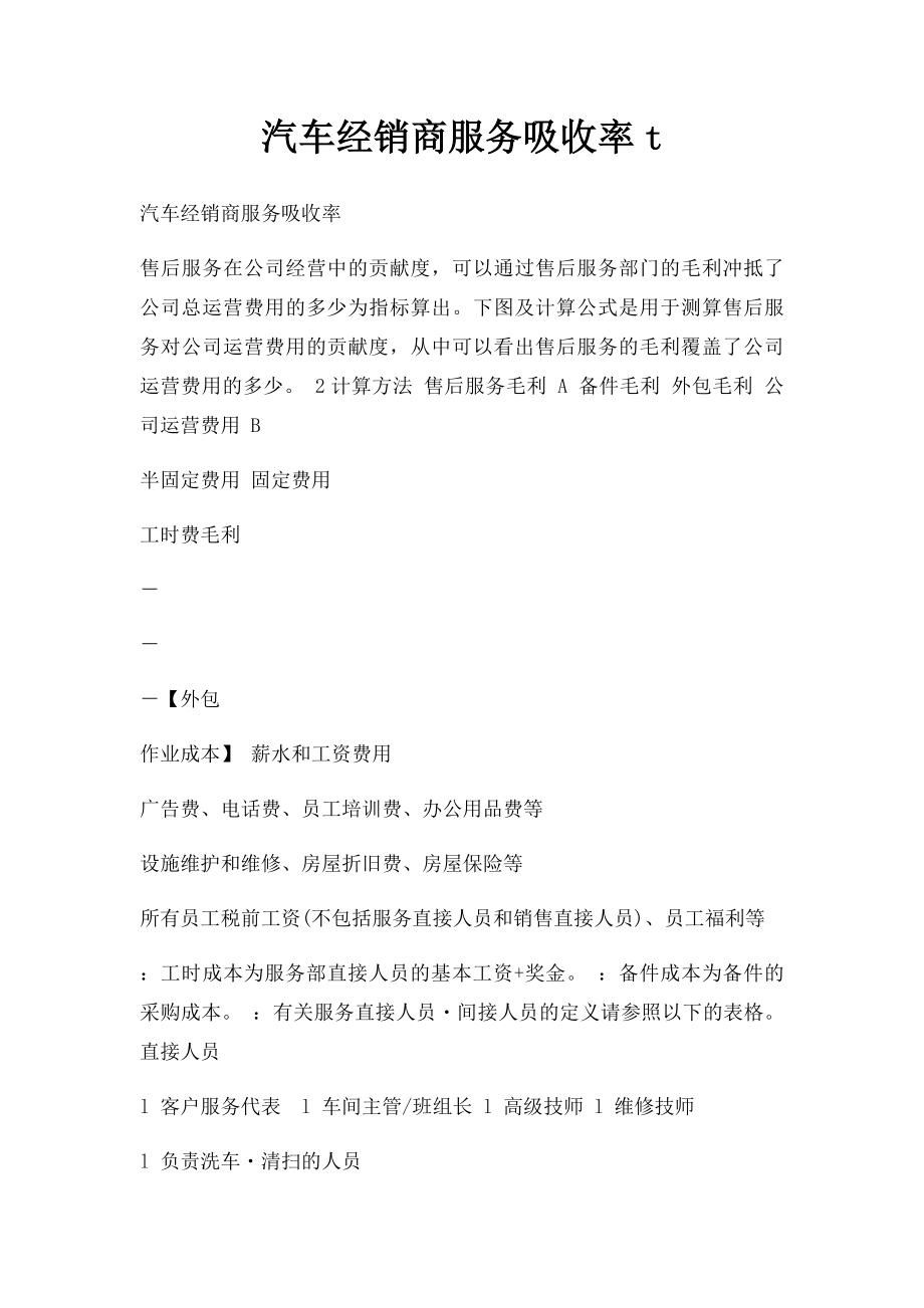 汽车经销商服务吸收率t.docx_第1页