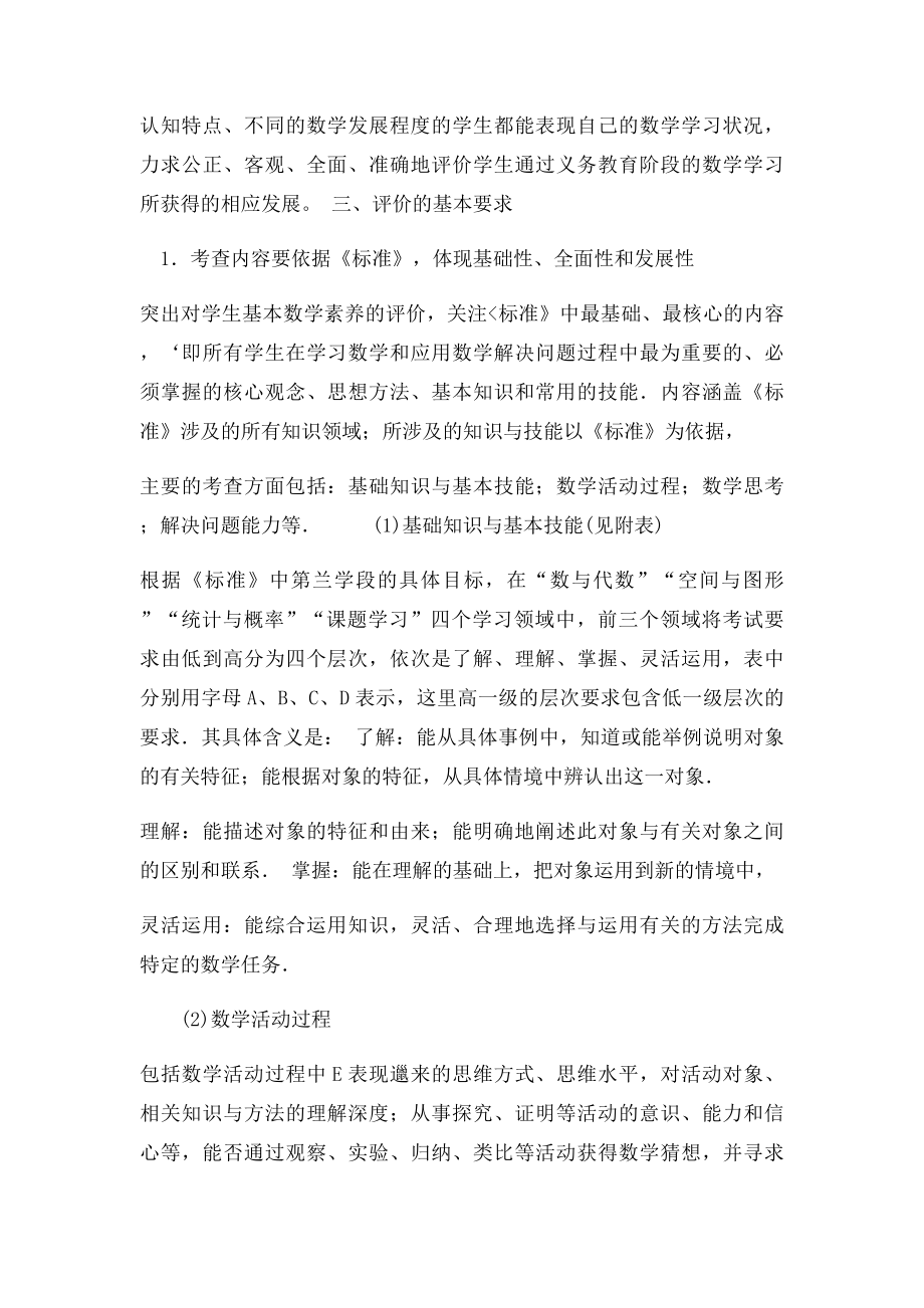 江苏省中考数学考试大纲.docx_第2页