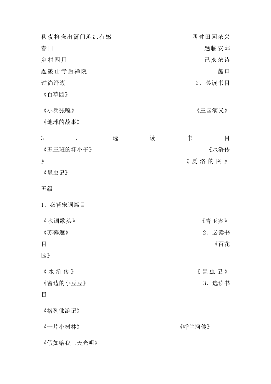 相城区小学课外阅读考级书目.docx_第3页