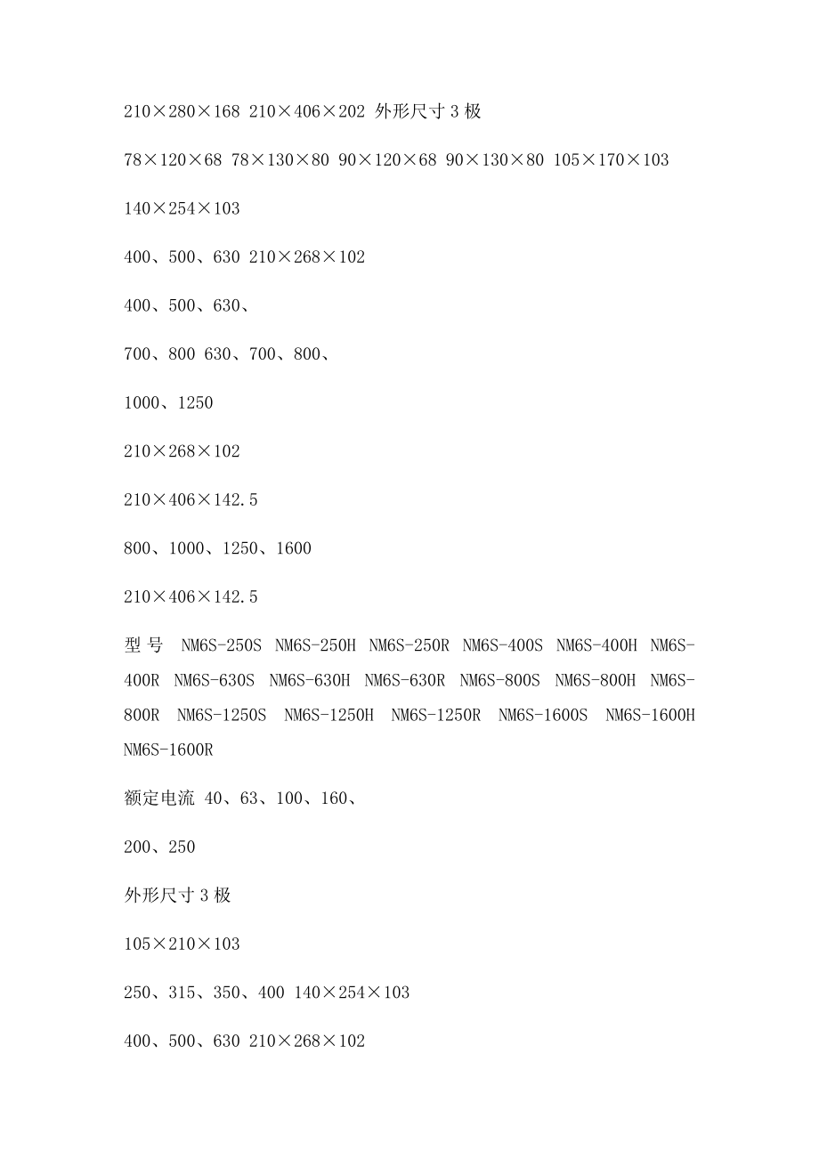 正泰塑壳断路器型号.docx_第2页