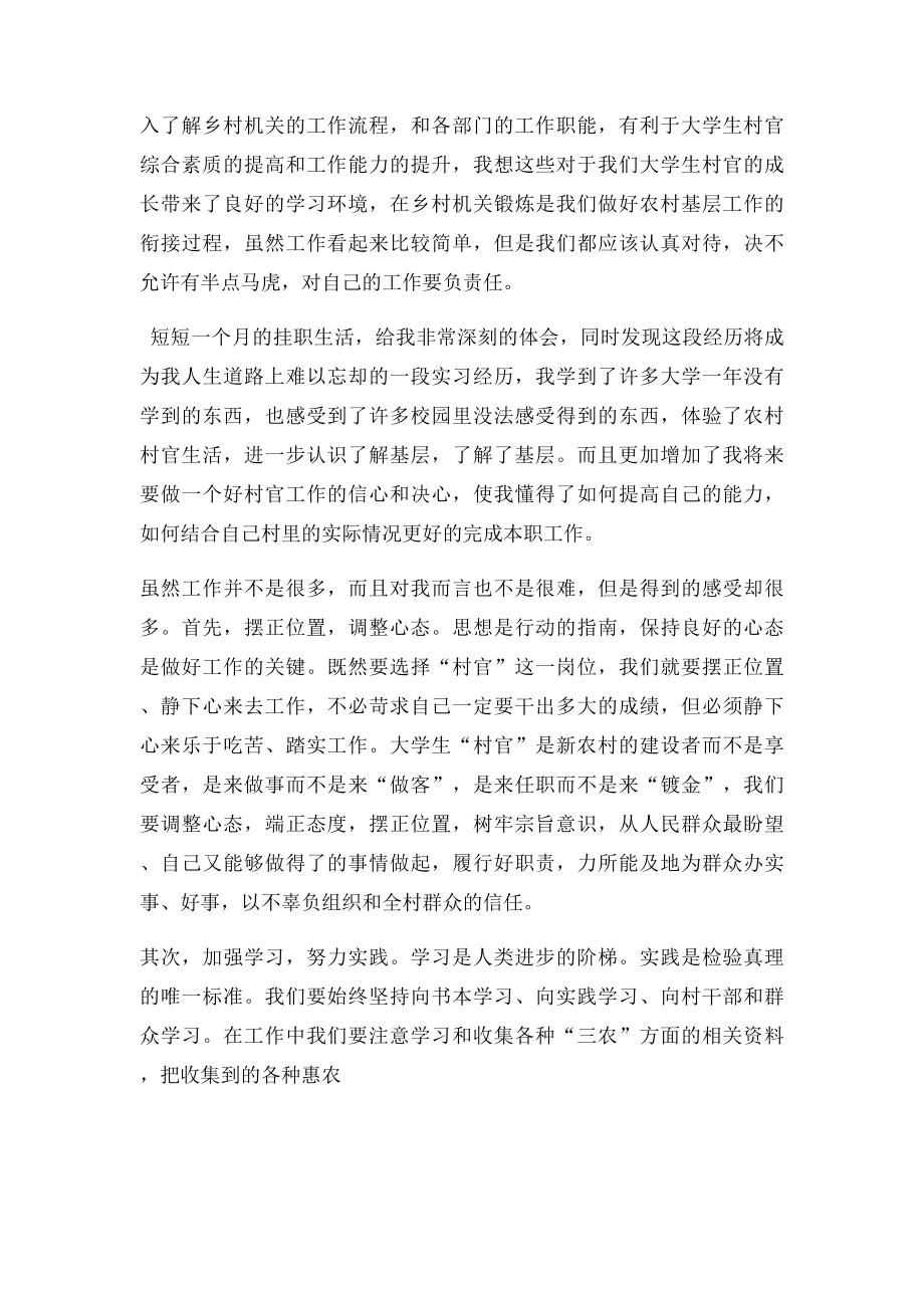 暑假挂职锻炼心得体会.docx_第2页