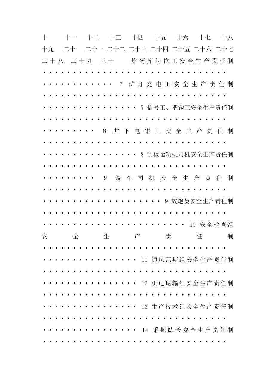 湘发煤矿安全生产责任制汇编.docx_第2页