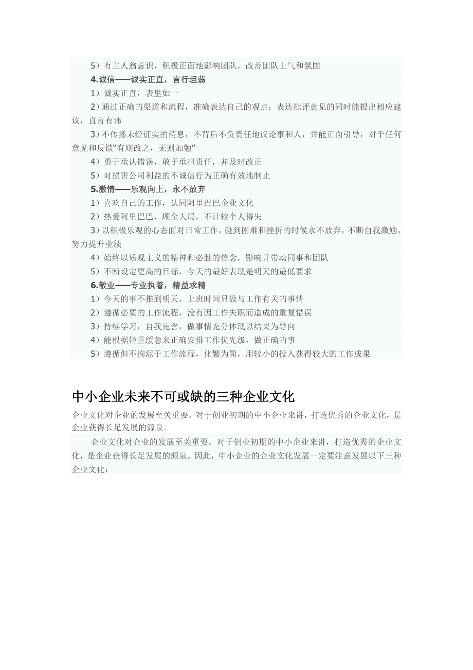 阿里巴巴的企业文化和价值观.doc_第2页